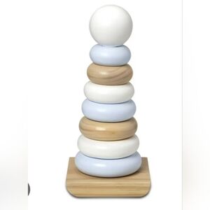 Melissa And Doug Jumbo Wooden Stacking Toy in Blue and White